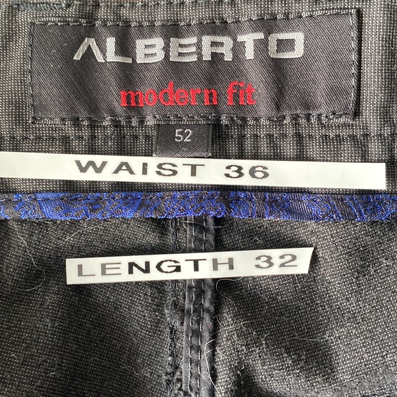 ALBERTO Ceramica mens dress pants. Waist 36 length 32. - Picture 3 of 6